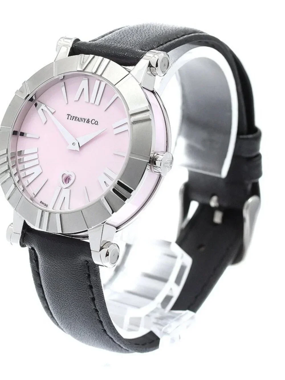 TIFFANY&Co. Atlas Z1301.11.11A31A41A pink Dial Quartz Ladies Watch_970897